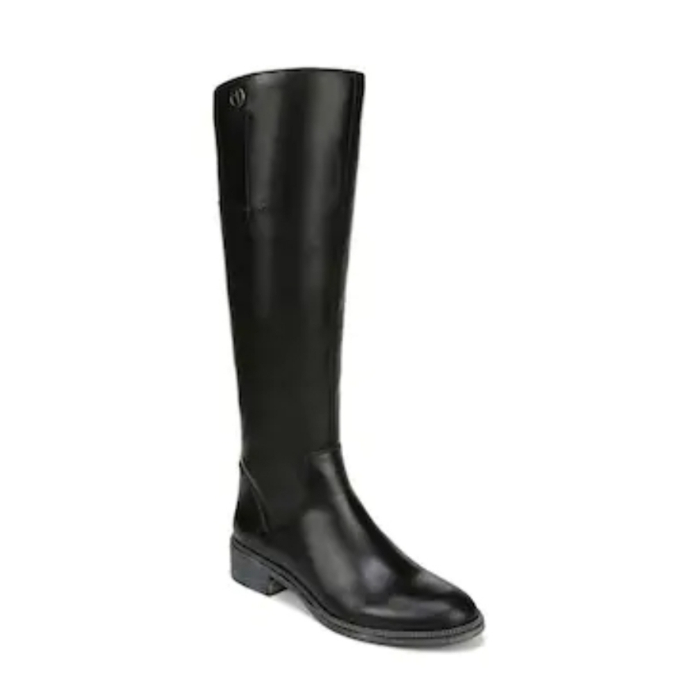 Timeless Modern Franco Sarto x Anthropologie Black Leather Boots - Picture 3 of 9